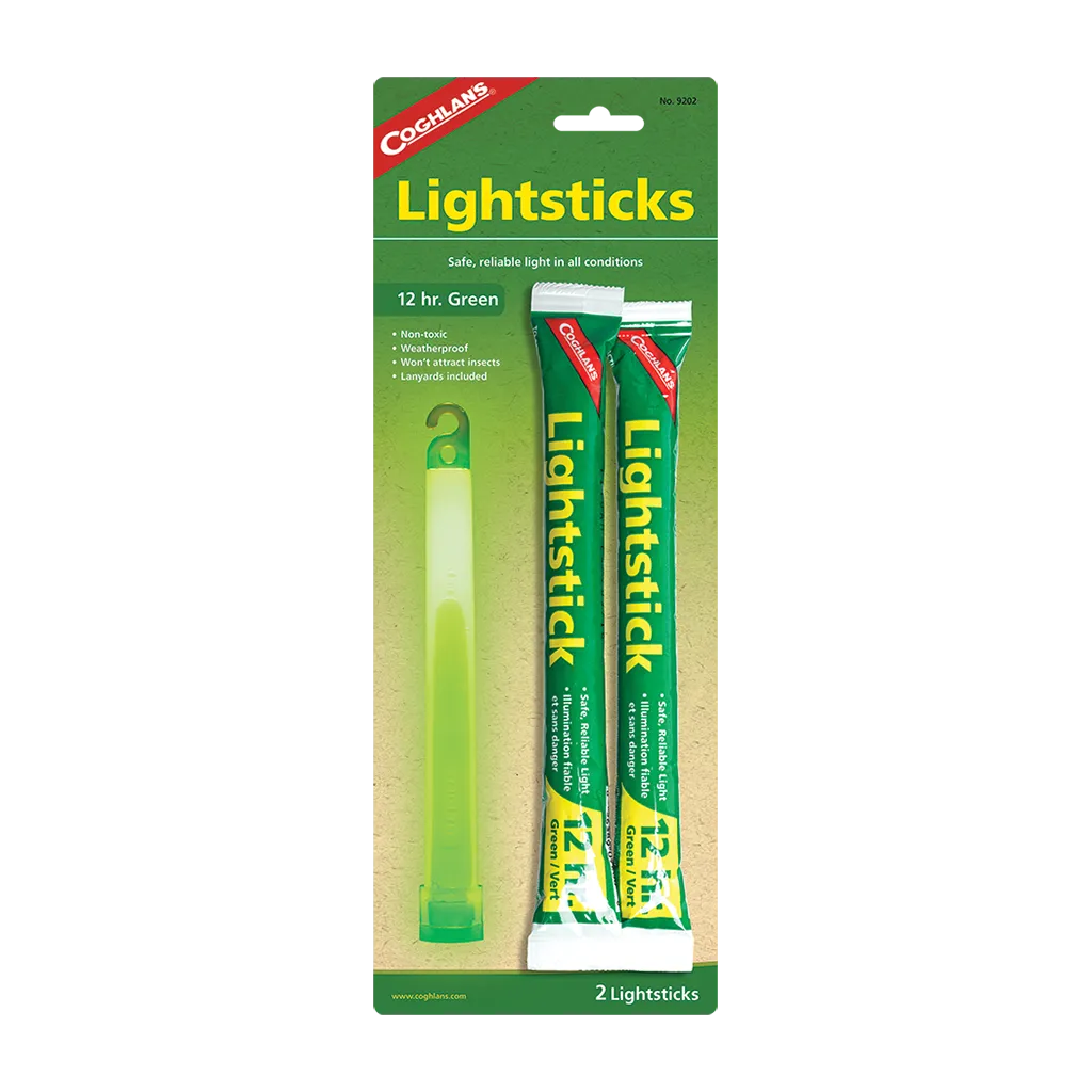 Coghlan's Lightsticks - Green - pkg of 2