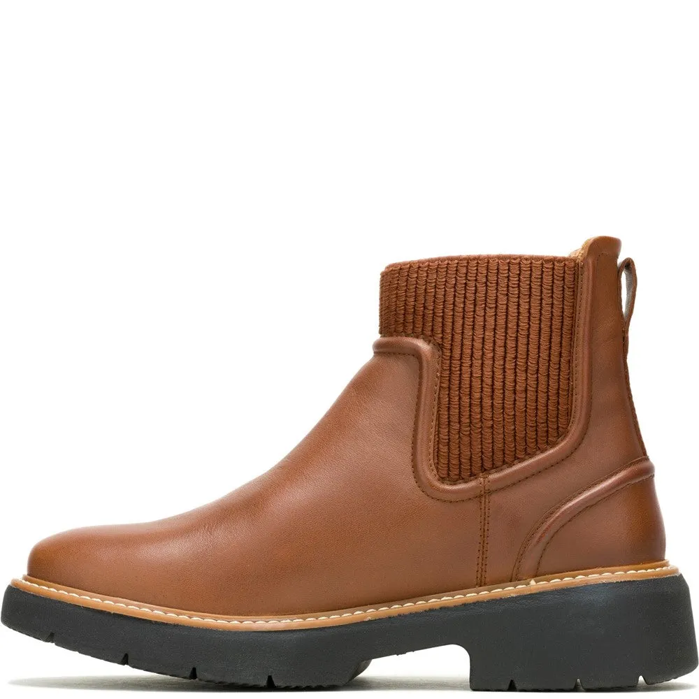 Cognac Sock Jodie Ankle Boots