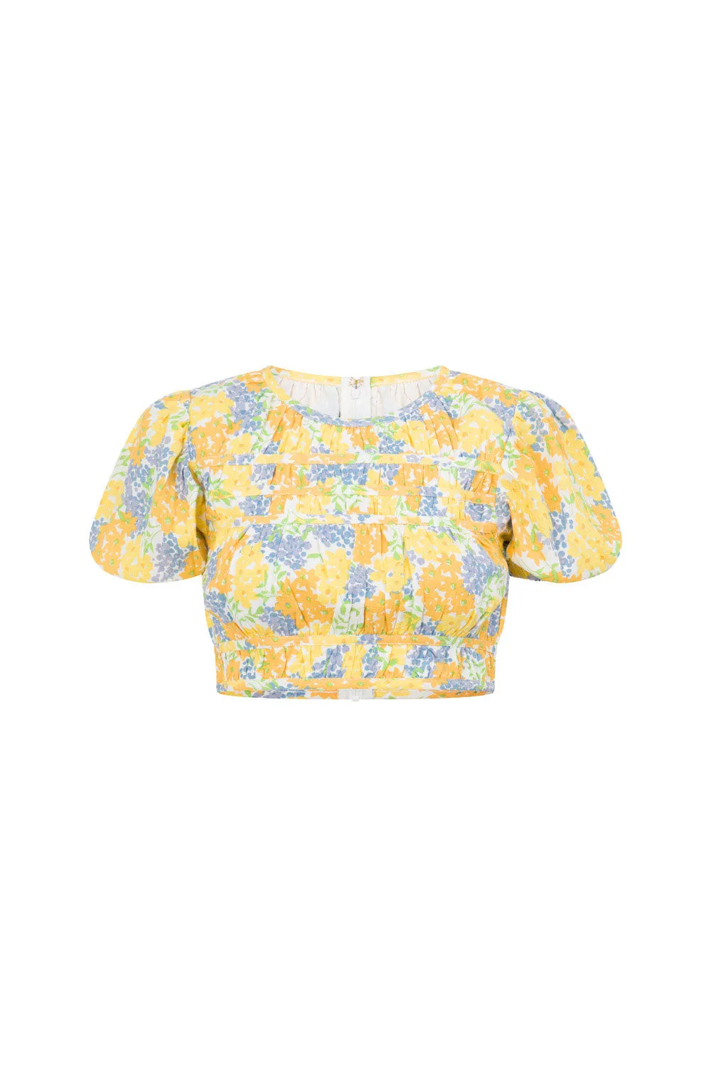 Danica Top - Tropical Bud Floral