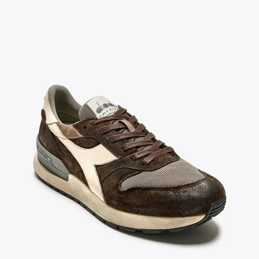 DIADORA HERITAGE SNEAKERS CONQUEST SUEDE SW MARRONE