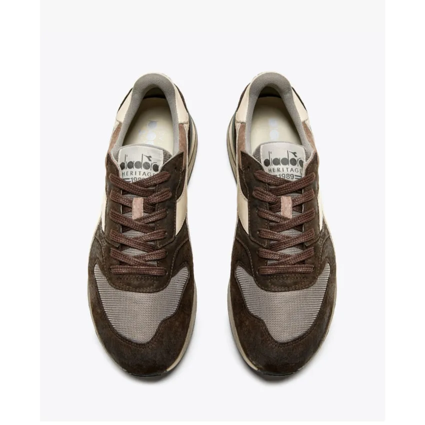 DIADORA HERITAGE SNEAKERS CONQUEST SUEDE SW MARRONE