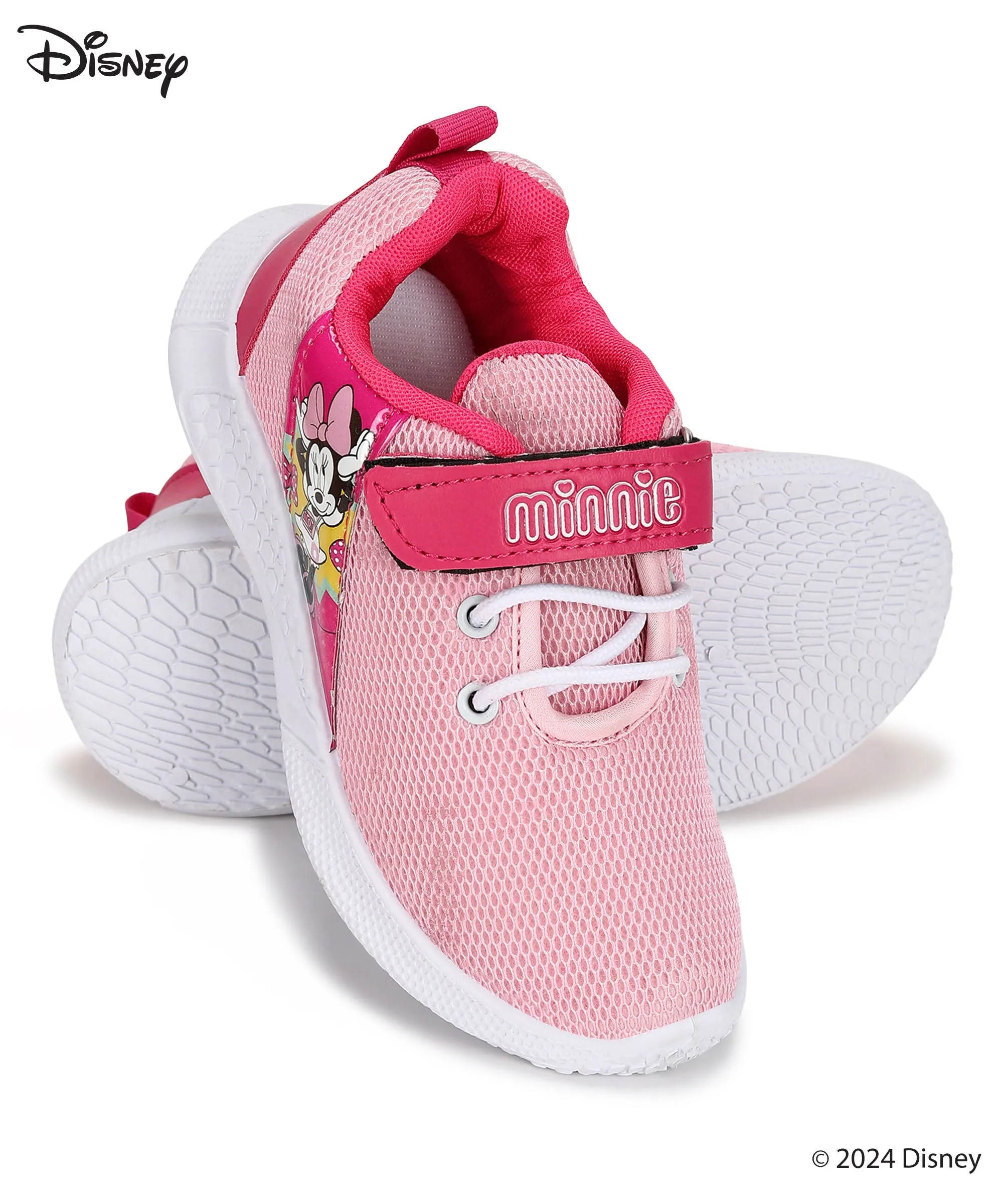 Disney Minnie Mouse DK8012K Kids' Casual Shoes | Comfortable and Stylish Footwear for Girls with Durable Construction, Cushioned Support, and Stylish Design | Ideal for Everyday Use Pink