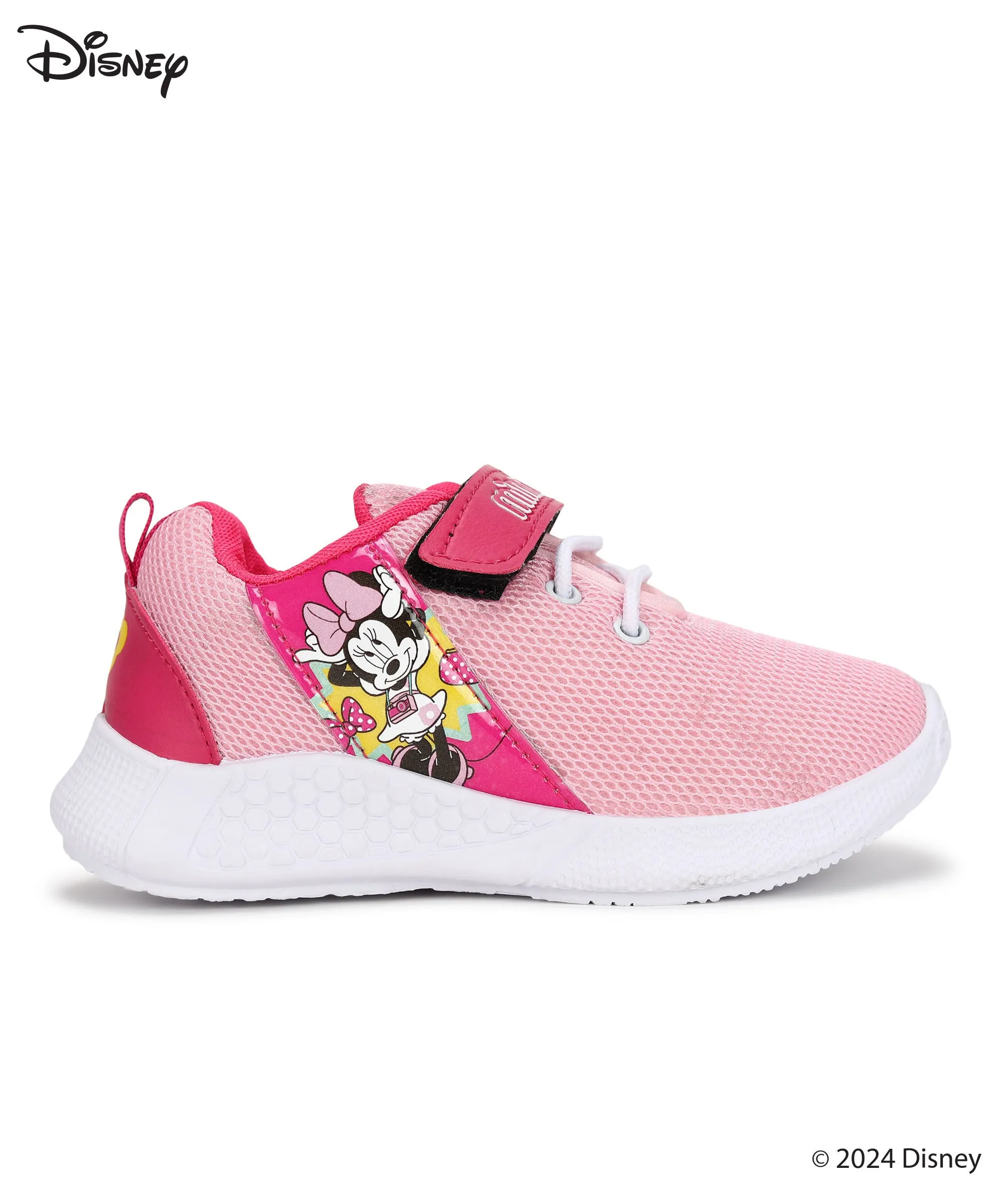 Disney Minnie Mouse DK8012K Kids' Casual Shoes | Comfortable and Stylish Footwear for Girls with Durable Construction, Cushioned Support, and Stylish Design | Ideal for Everyday Use Pink