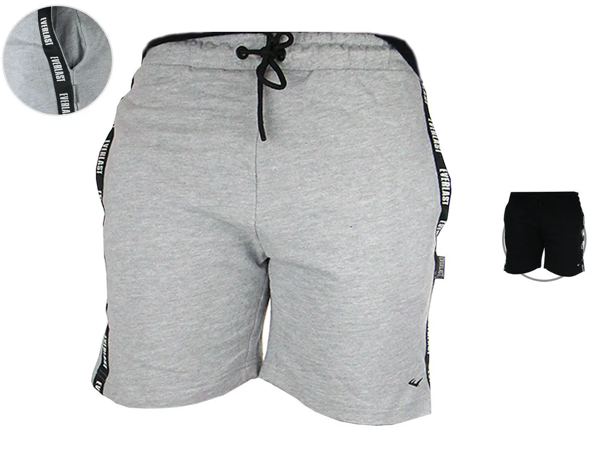 Everlast Men Black Loop Grey Shorts