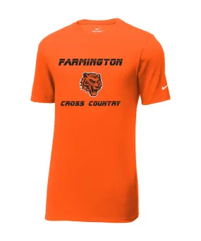 Farmington Cross Country NIKE Short Sleeve Shirt - Orange