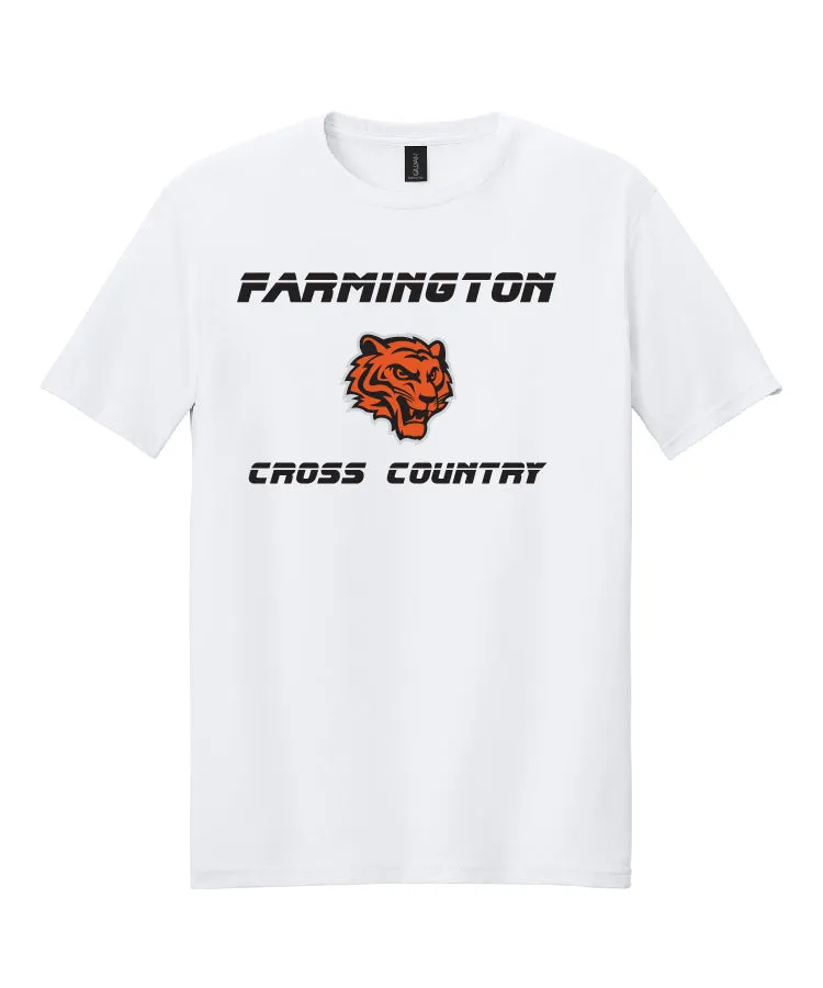 Farmington Cross Country Short Sleeve Shirt - White