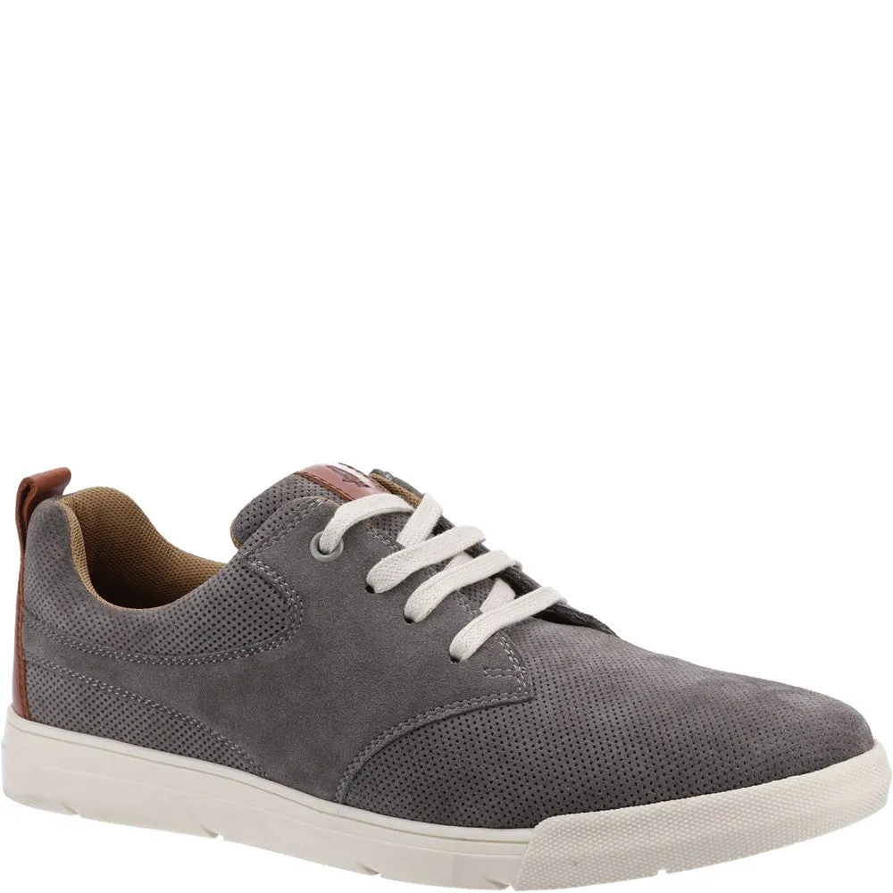 Grey Suede Michael Lace-Up Shoes