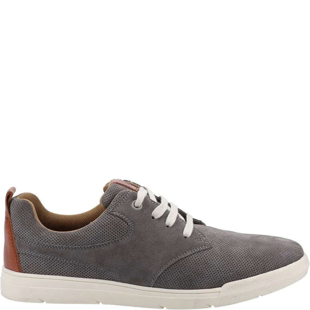 Grey Suede Michael Lace-Up Shoes