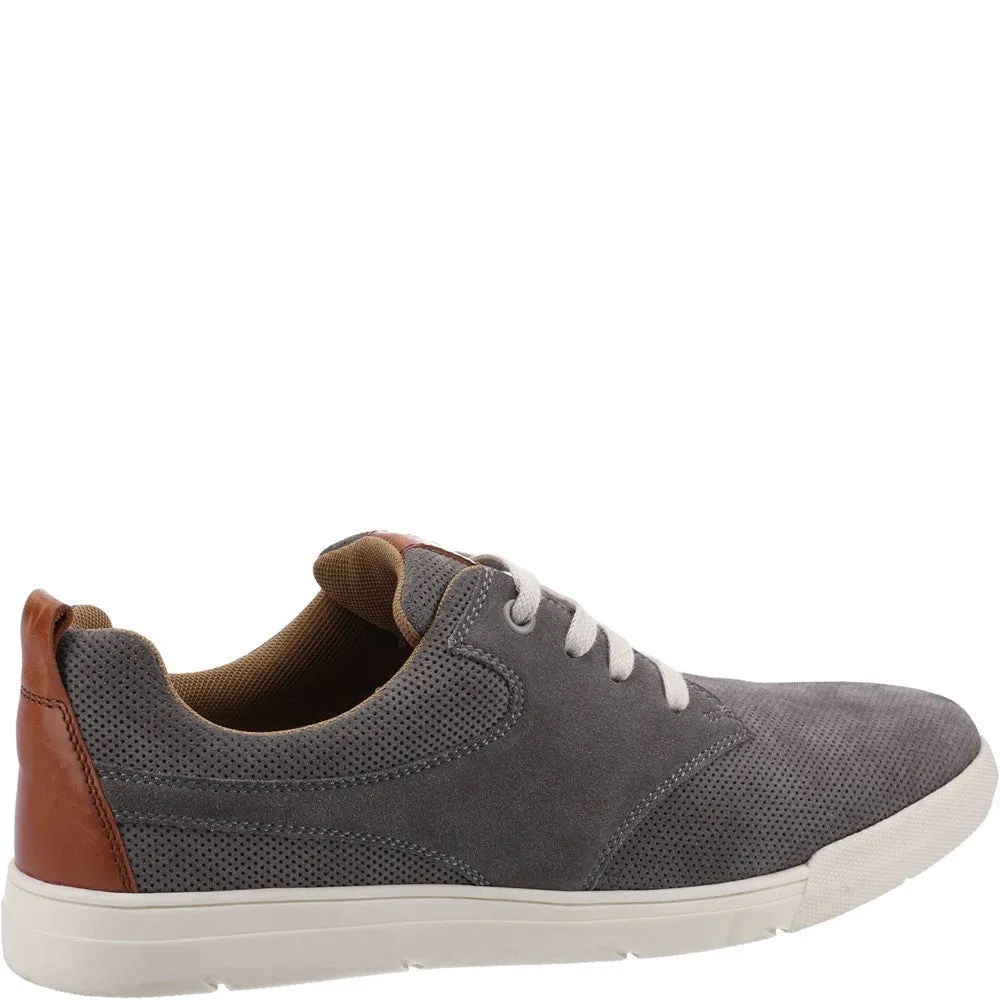 Grey Suede Michael Lace-Up Shoes