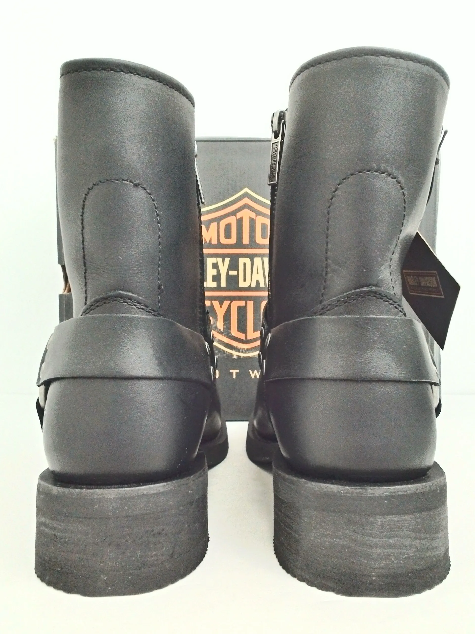 Harley-Davidson Men's Black Leather Boots Size 9