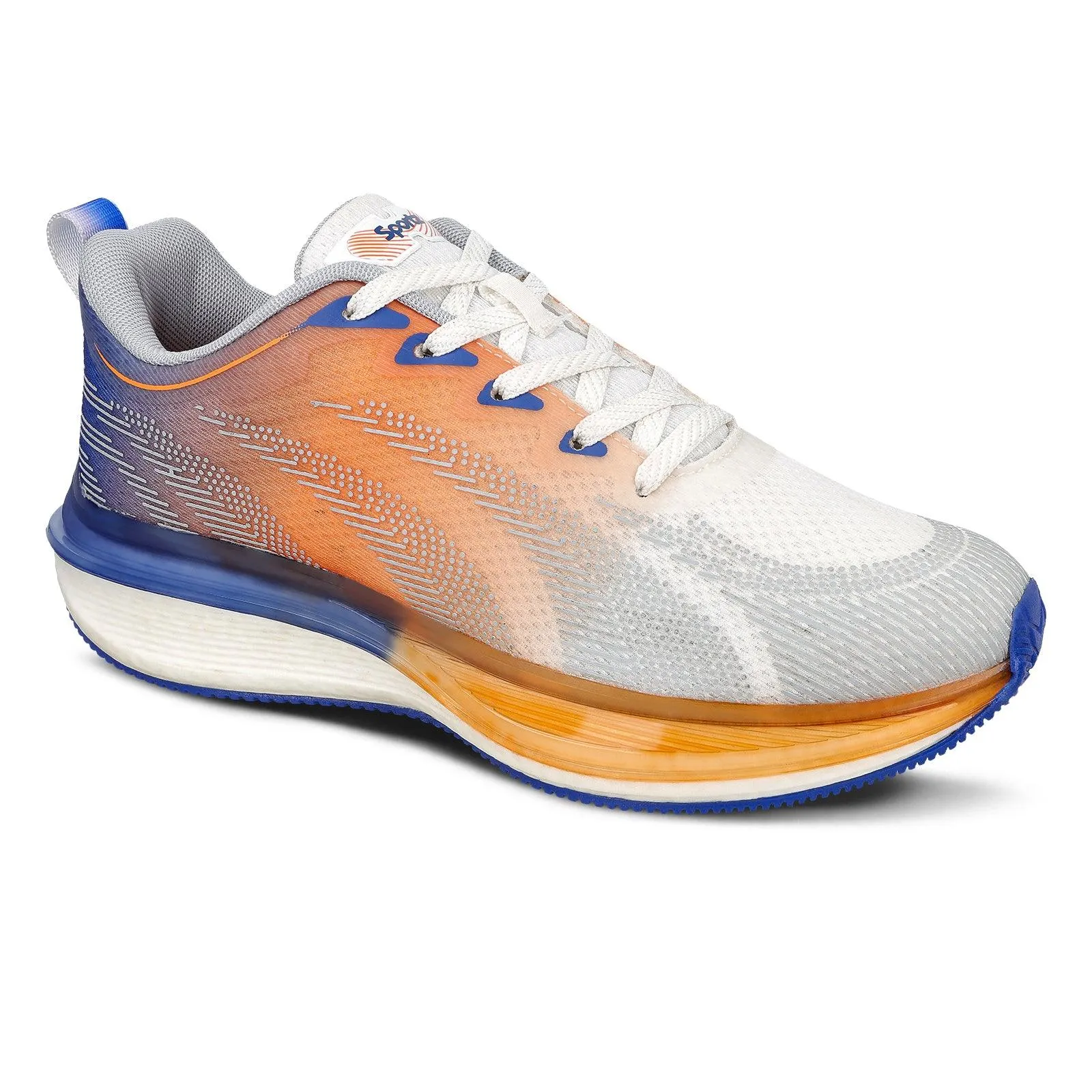 HYFLEX Men's Lace-up Sports Shoe - Blue Orange