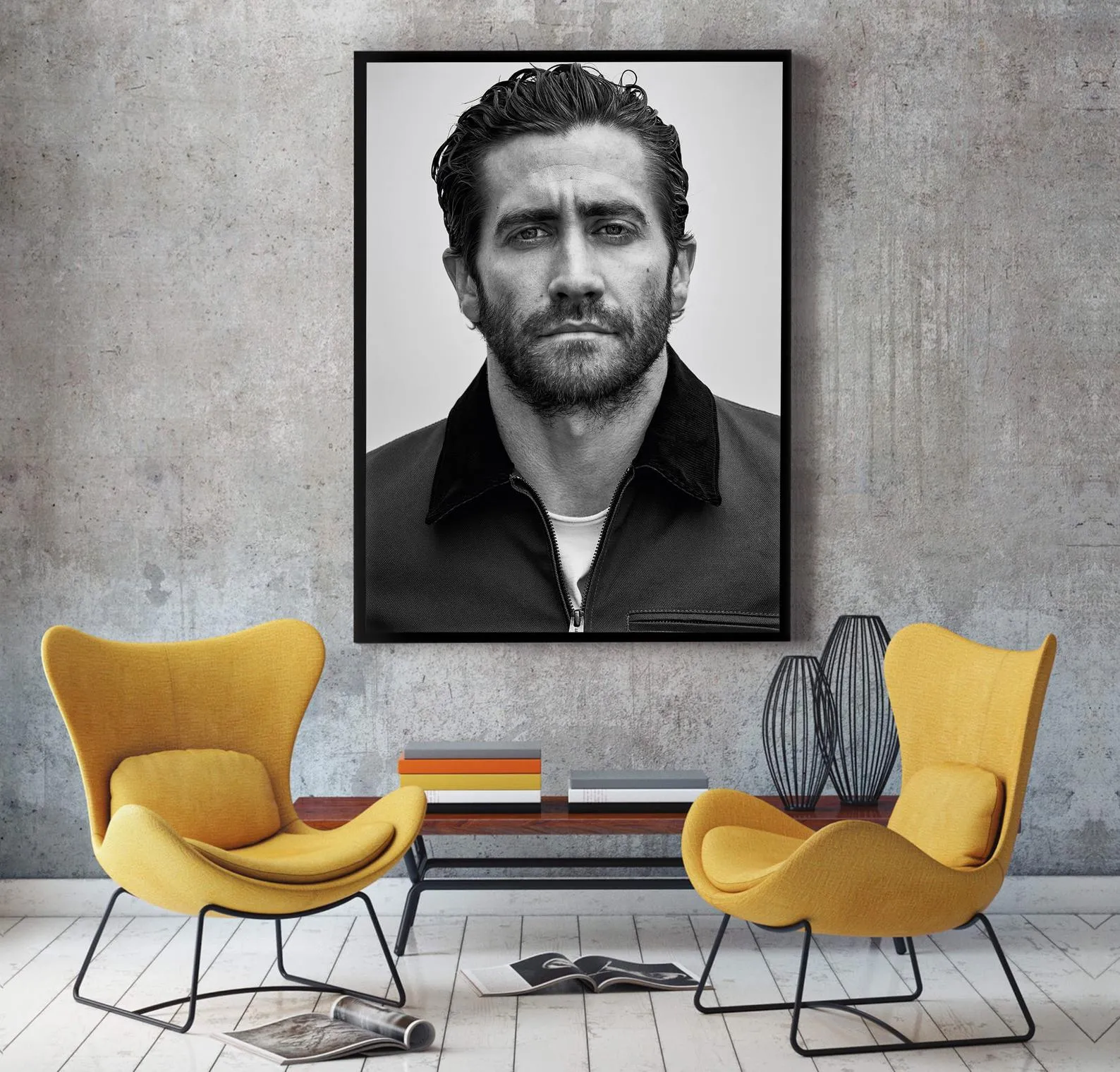 Jake Gyllenhaal Poster, Donnie Darko Art, Movie Poster, Home Decor, Custom Poster, Canvas Poster, Rolled Canvas, Home Decoration, Wall Art