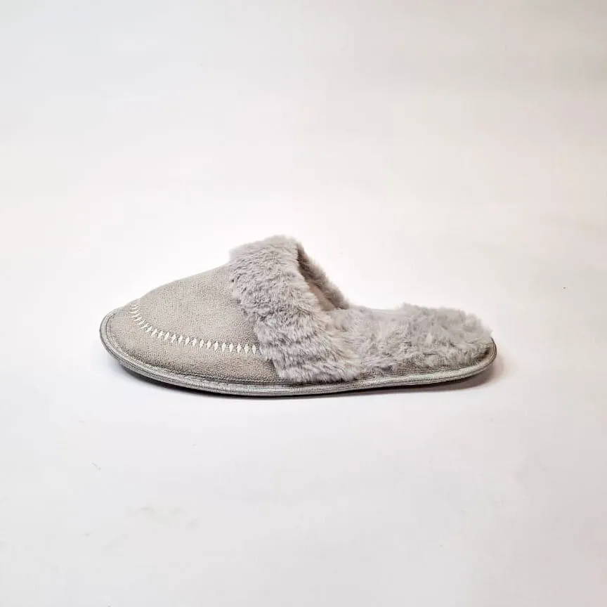 Jumbo Grey slip on slipper