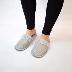 Jumbo Grey slip on slipper