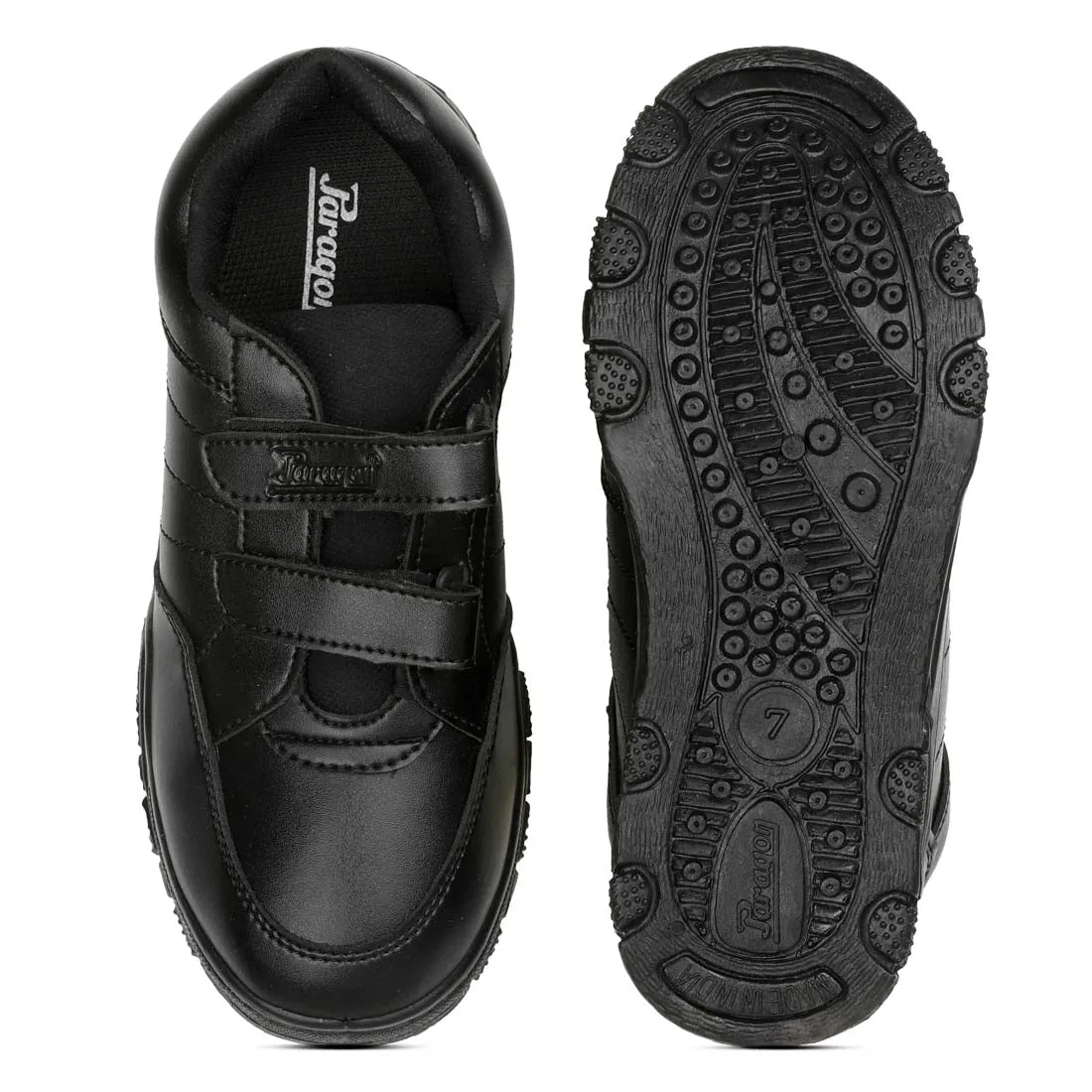 Kids Black School Shoes