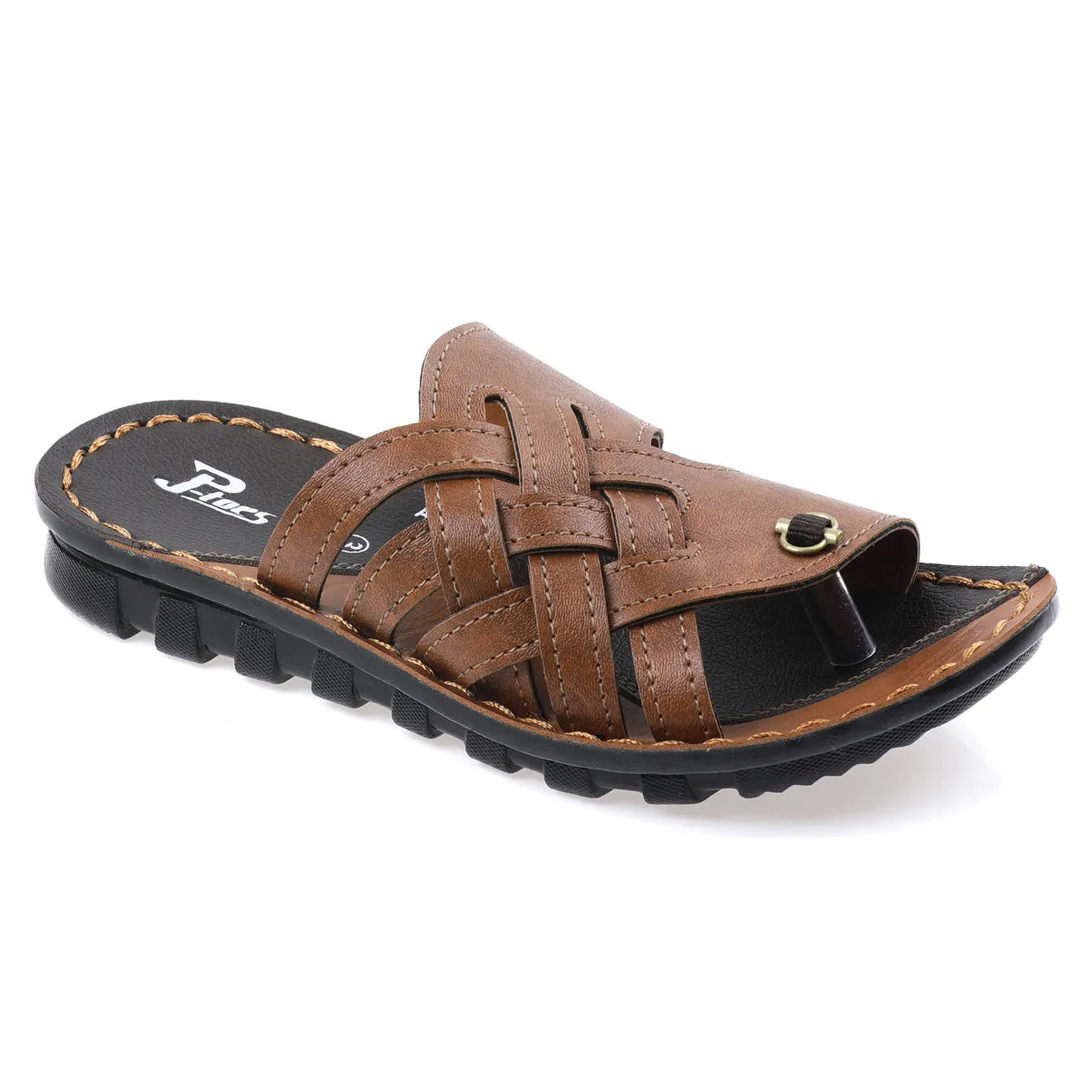 Kids Brown P-Toes Sandals