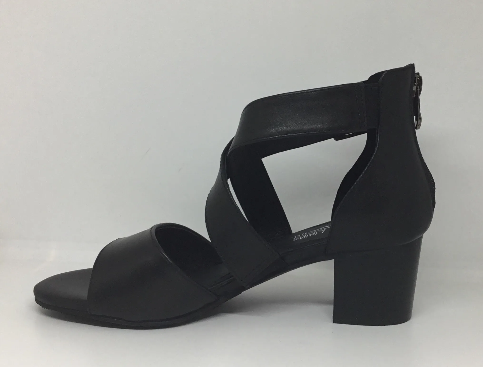 Klouds Silver Lining Julia Black Leather Heel