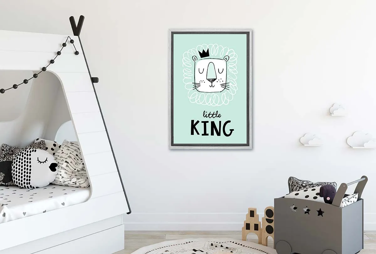 Little King | Scandinavian Kid's Wall Art Print