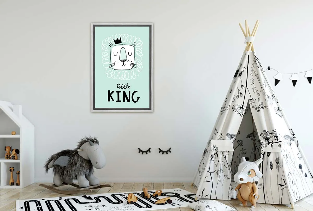 Little King | Scandinavian Kid's Wall Art Print