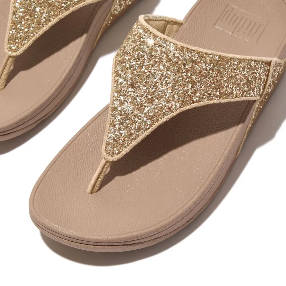 Lulu Glitter Flit Flops Toe Thongs Post Sandals