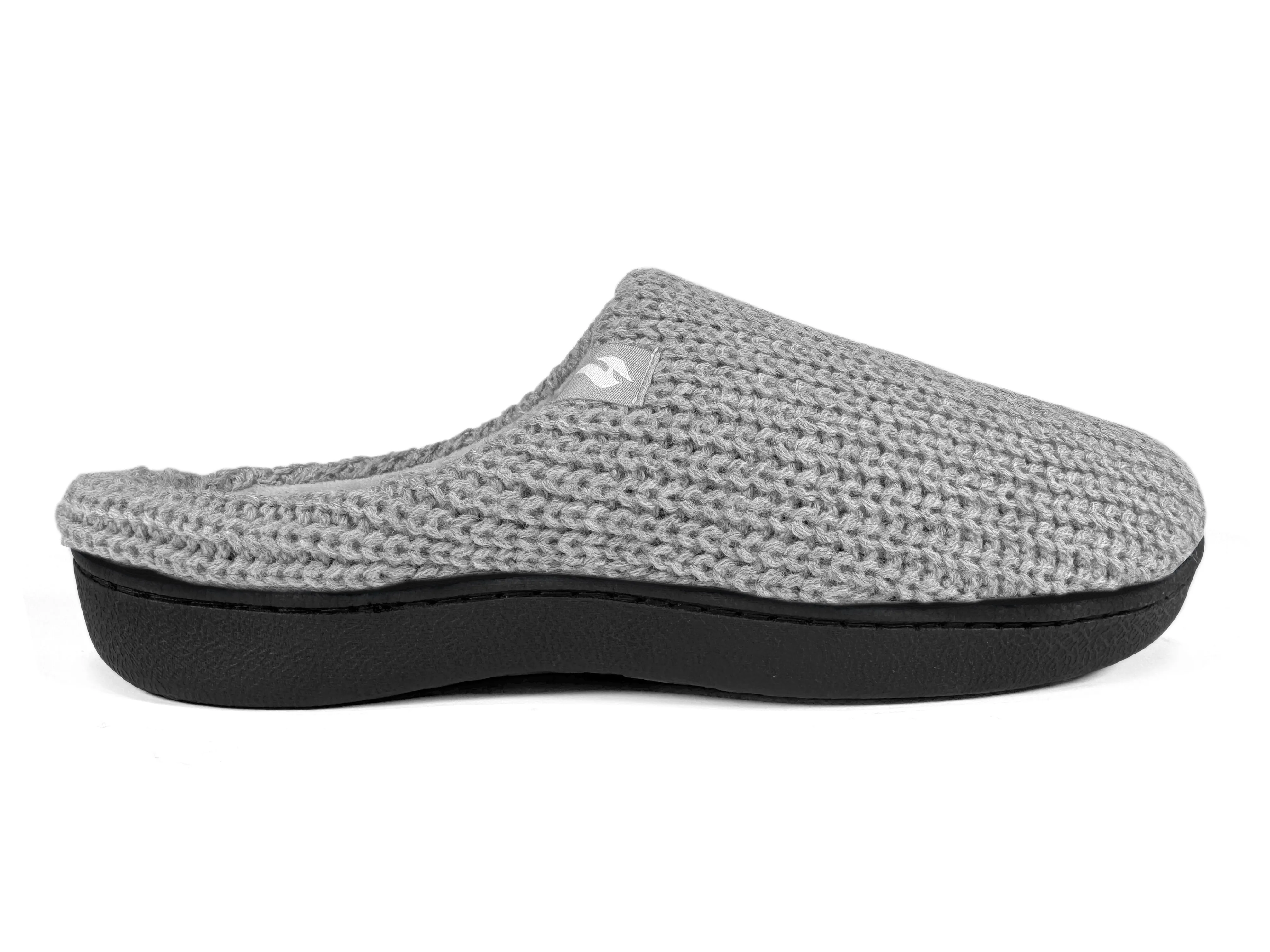 Men's Asher Rib Knit Scuff Slippers