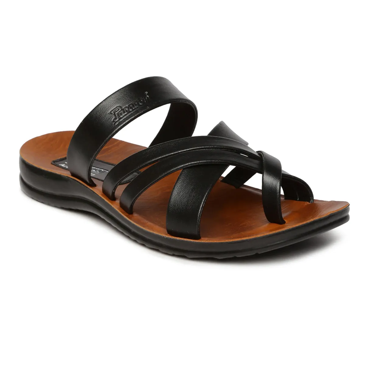 Men's Black Vertex Flip-Flops