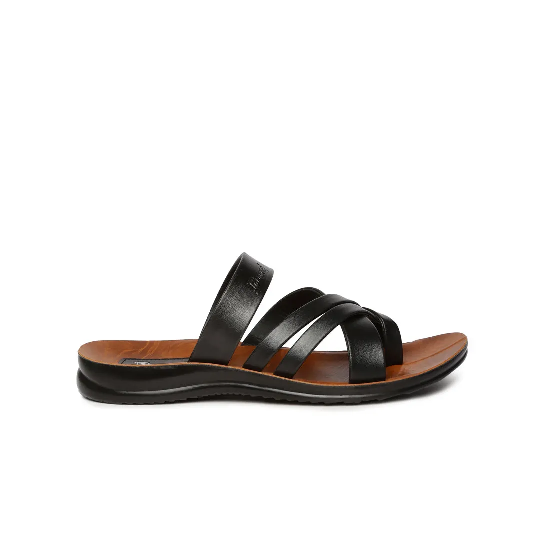 Men's Black Vertex Flip-Flops