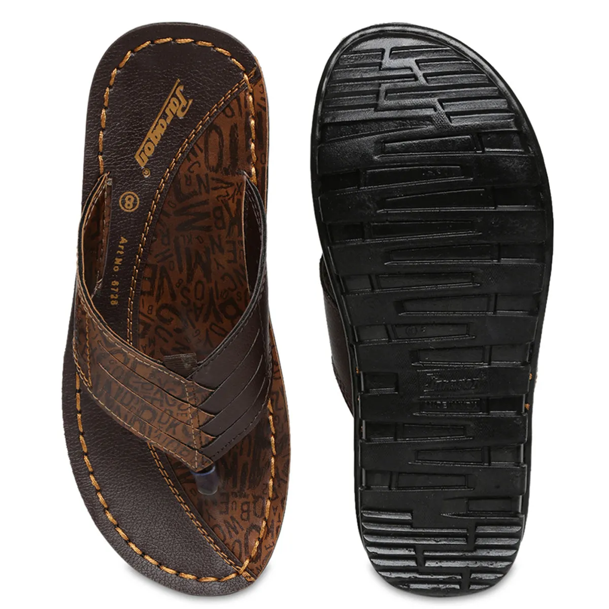 Men's Brown Vertex Flip-Flops