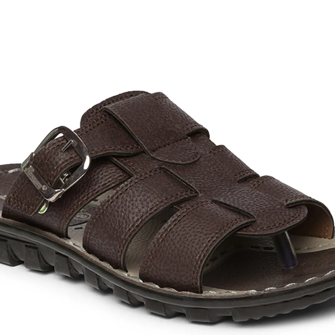 Men's Brown Vertex Flip-Flops