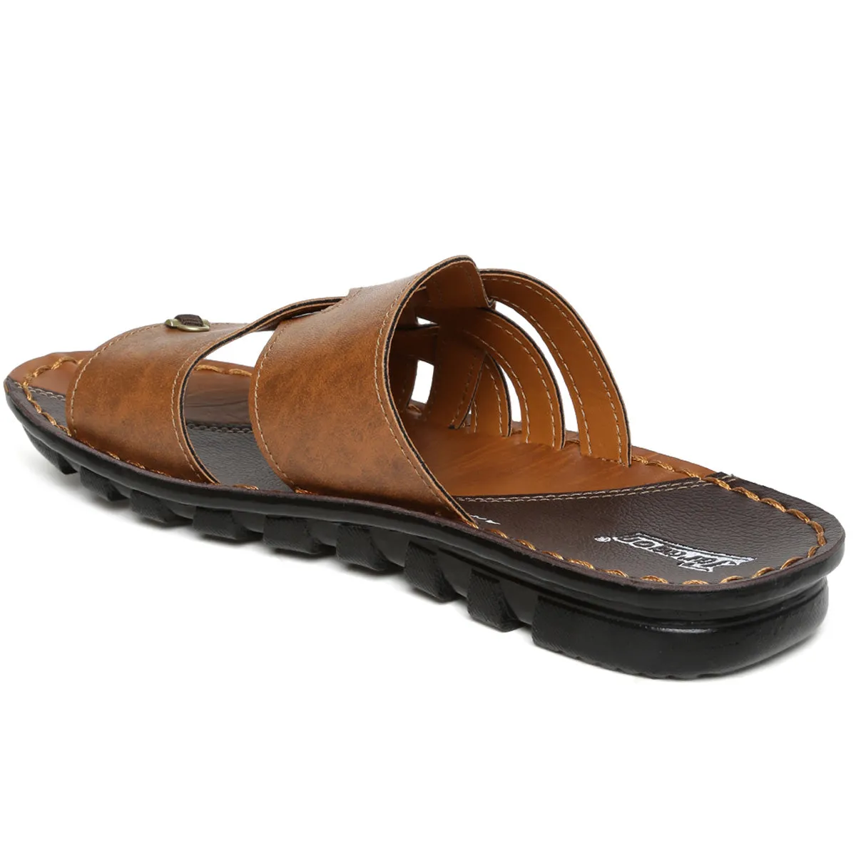 Men's Brown Vertex Flip-Flops