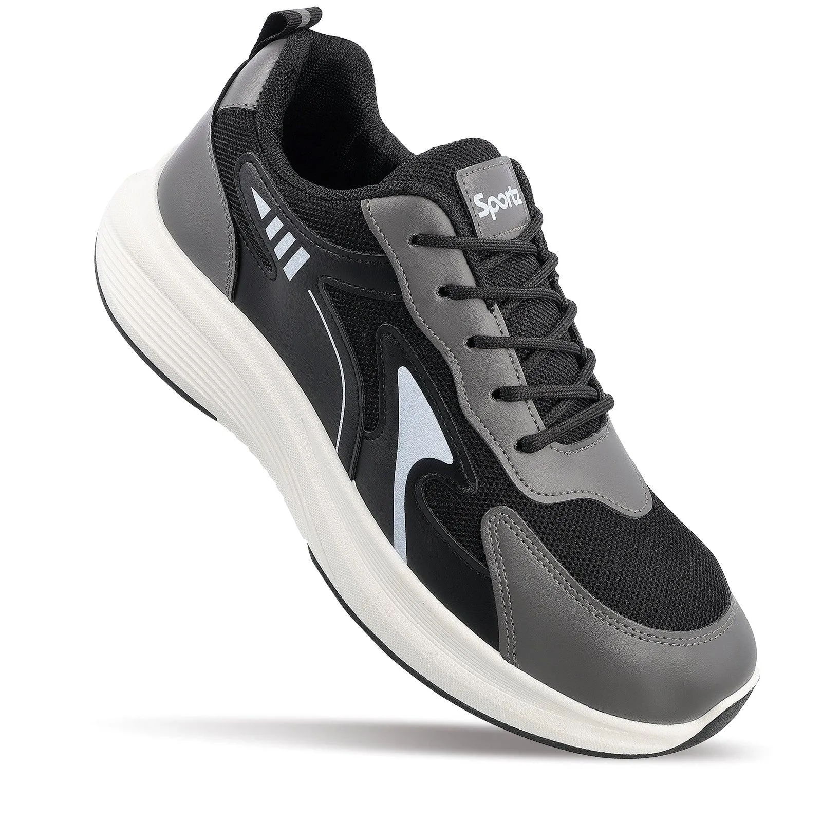 Men's Lace-up Casual Shoes - WS97538 Black Grey