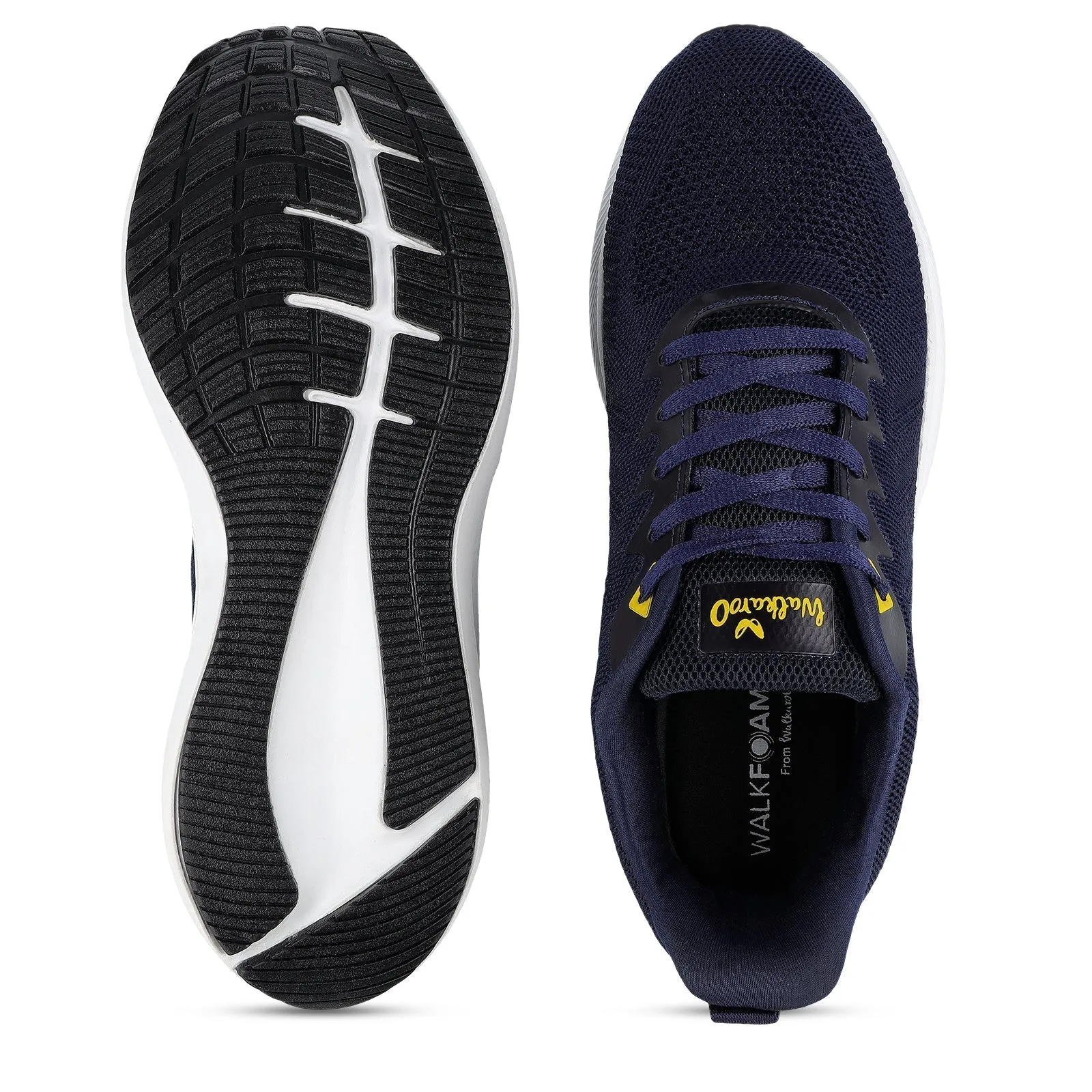 Men's Lace-up Sports Shoe - WS9104 Navy Blue