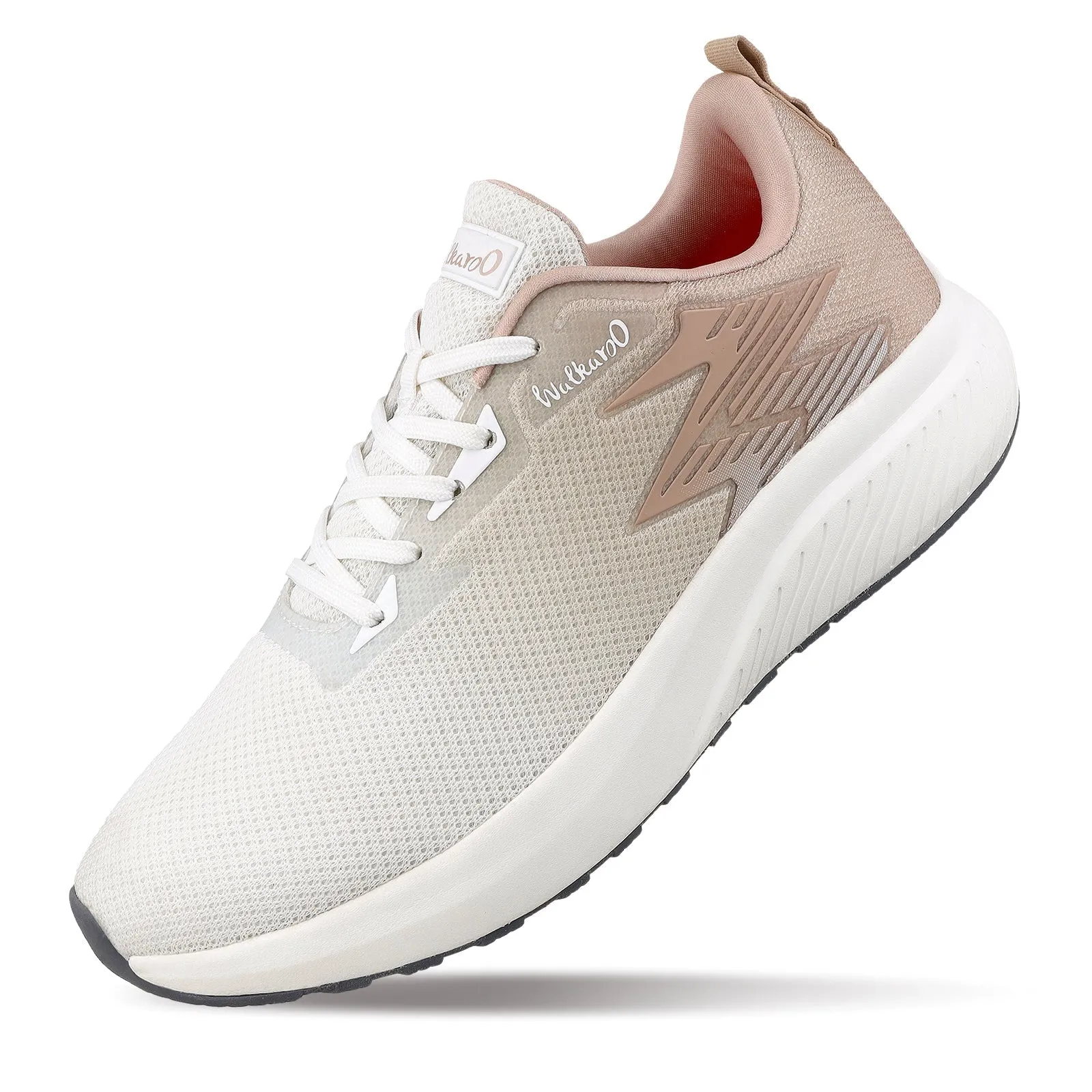 Men's Lace-up Sports Shoe - WS9111 Beige Cream