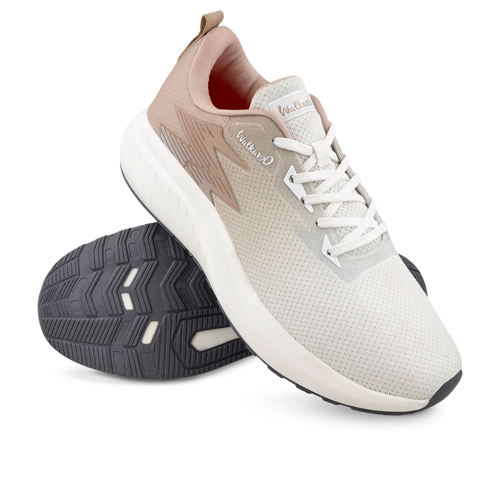 Men's Lace-up Sports Shoe - WS9111 Beige Cream