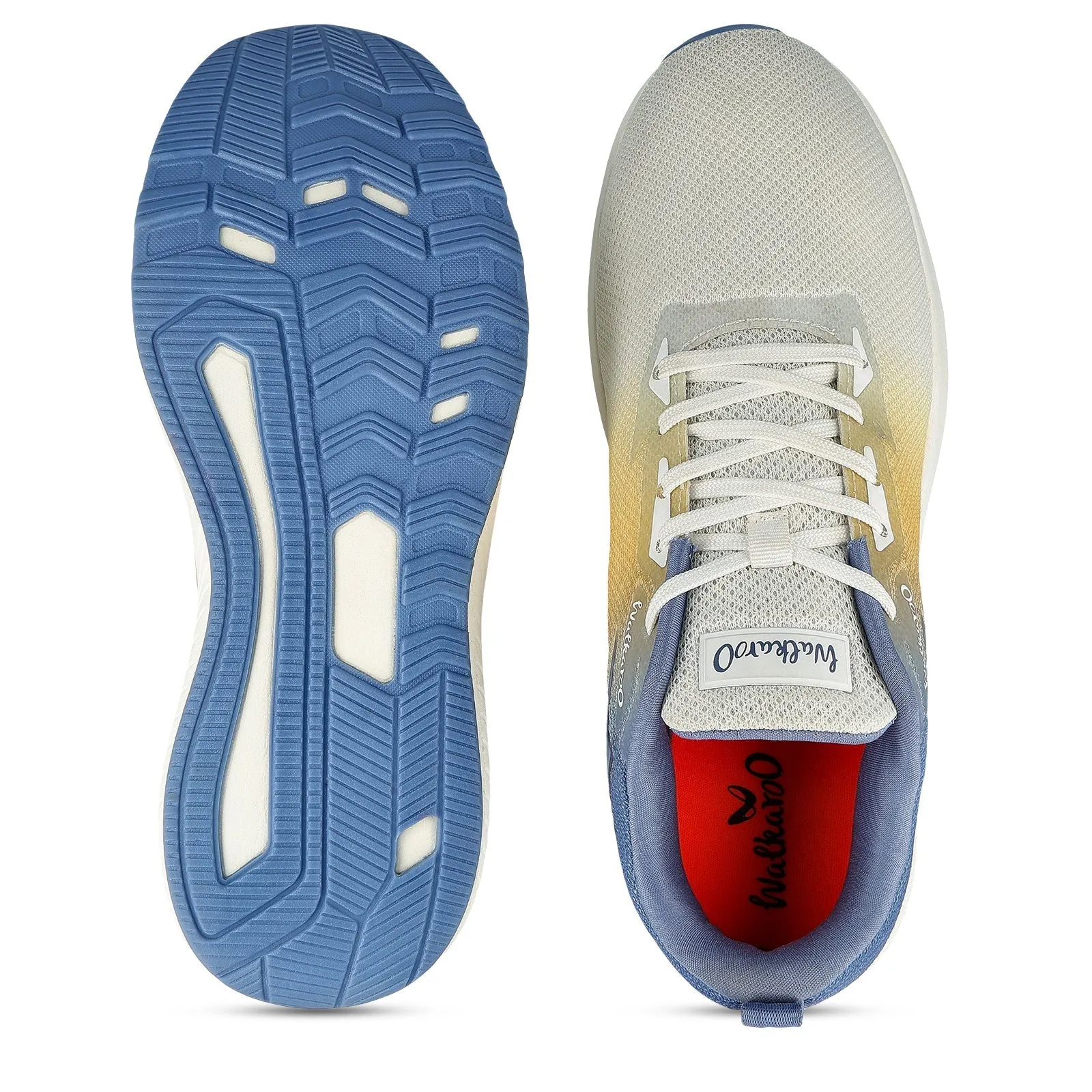 Men's Lace-up Sports Shoe - WS9111 Blue Beige