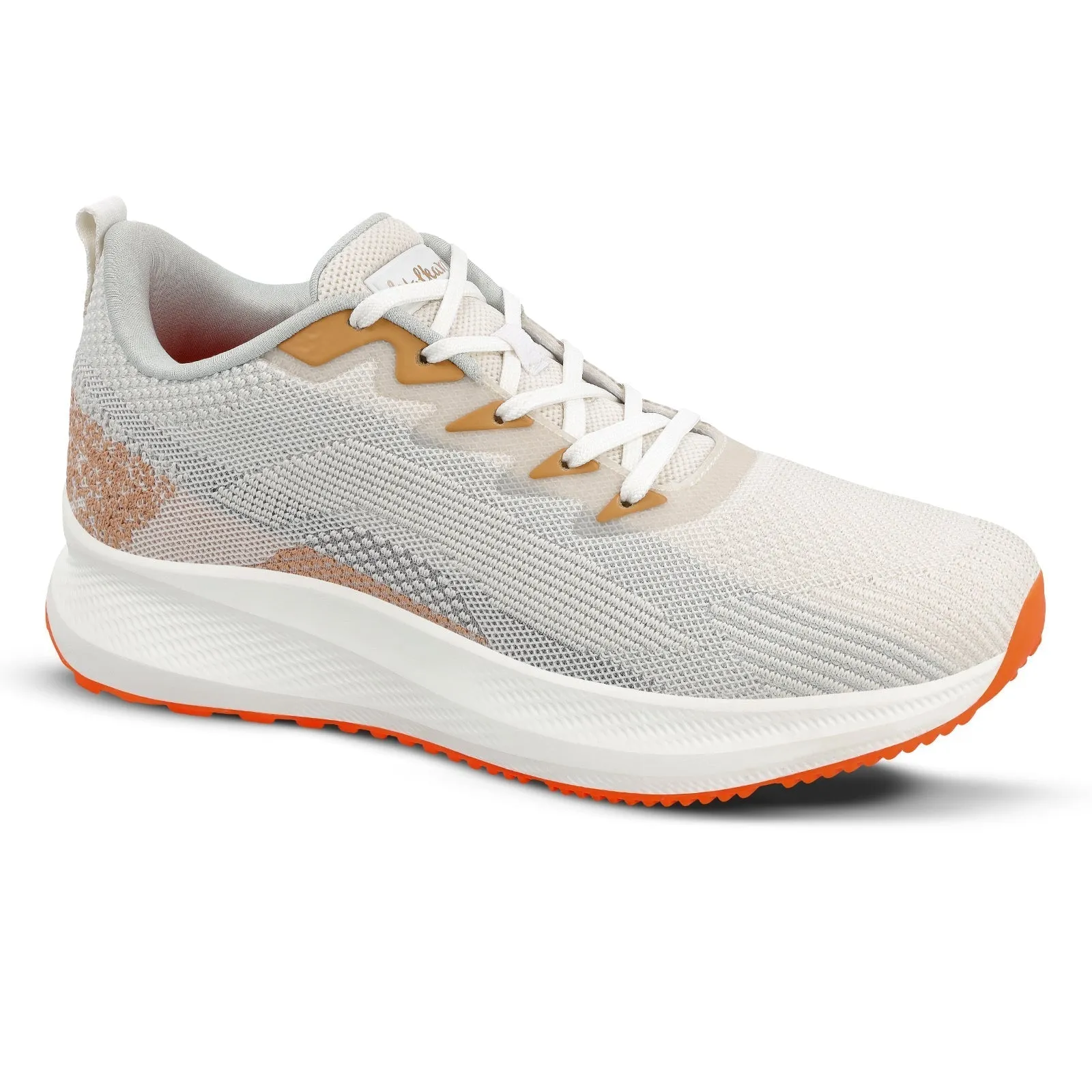 Men's Lace-up Sports Shoe - WS9114 White Beige