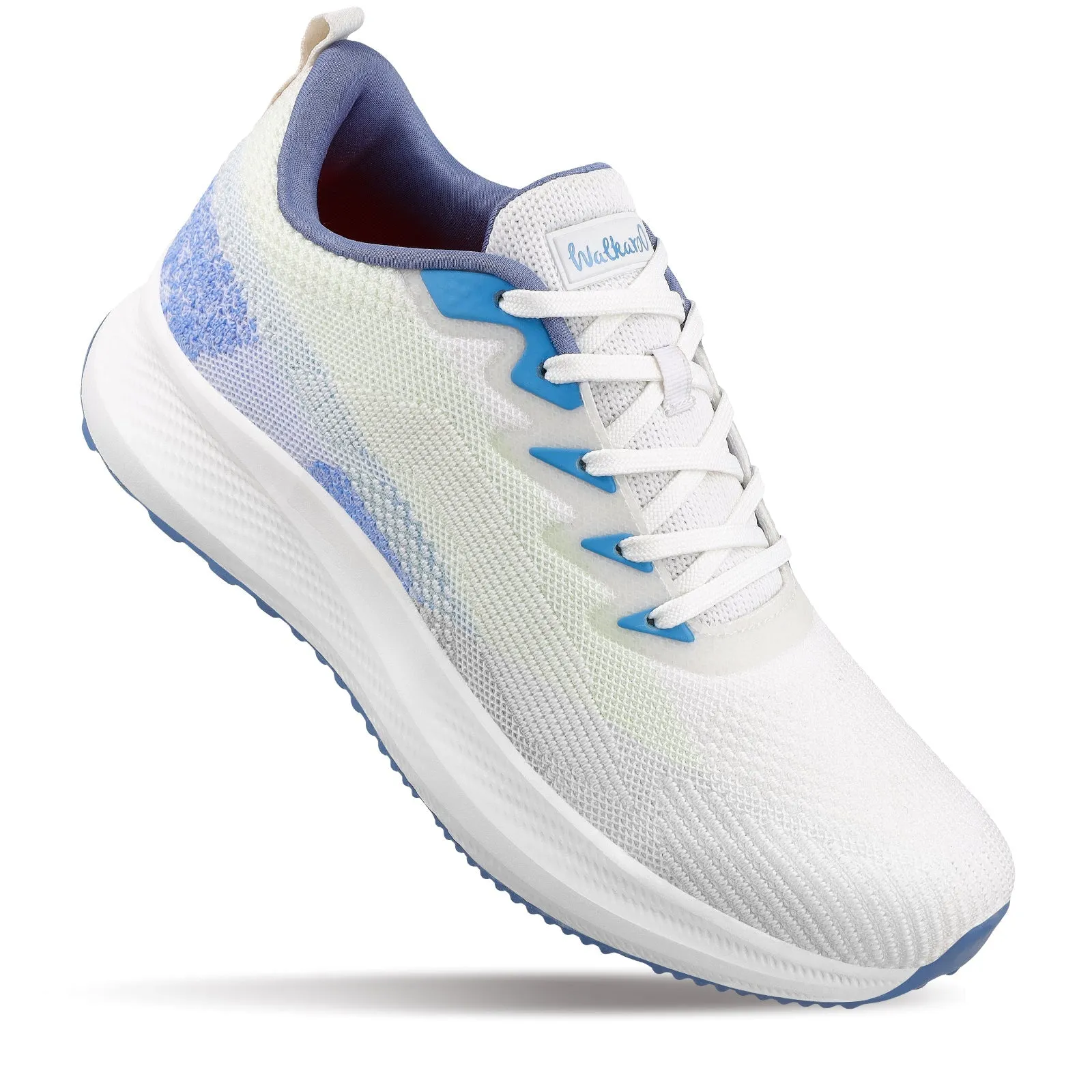 Men's Lace-up Sports Shoe - WS9114 White Blue