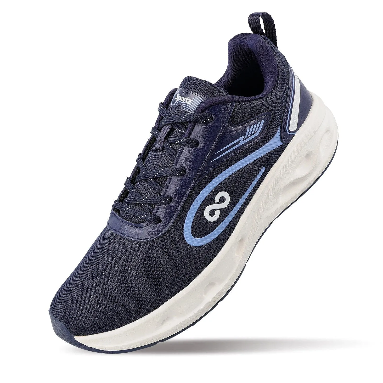 Men's Lace-up Sports Shoe - WS9613 Navy Blue