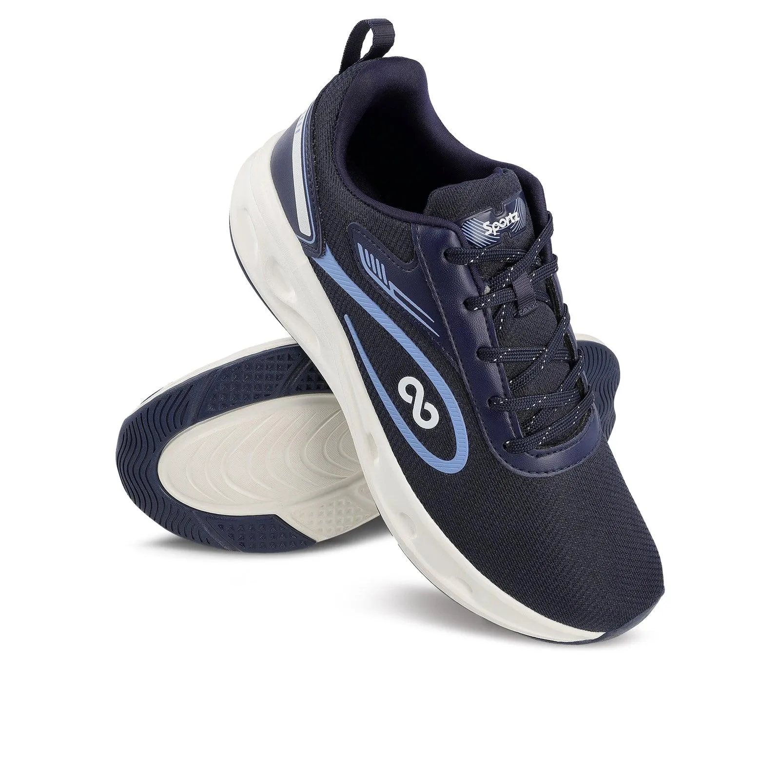 Men's Lace-up Sports Shoe - WS9613 Navy Blue