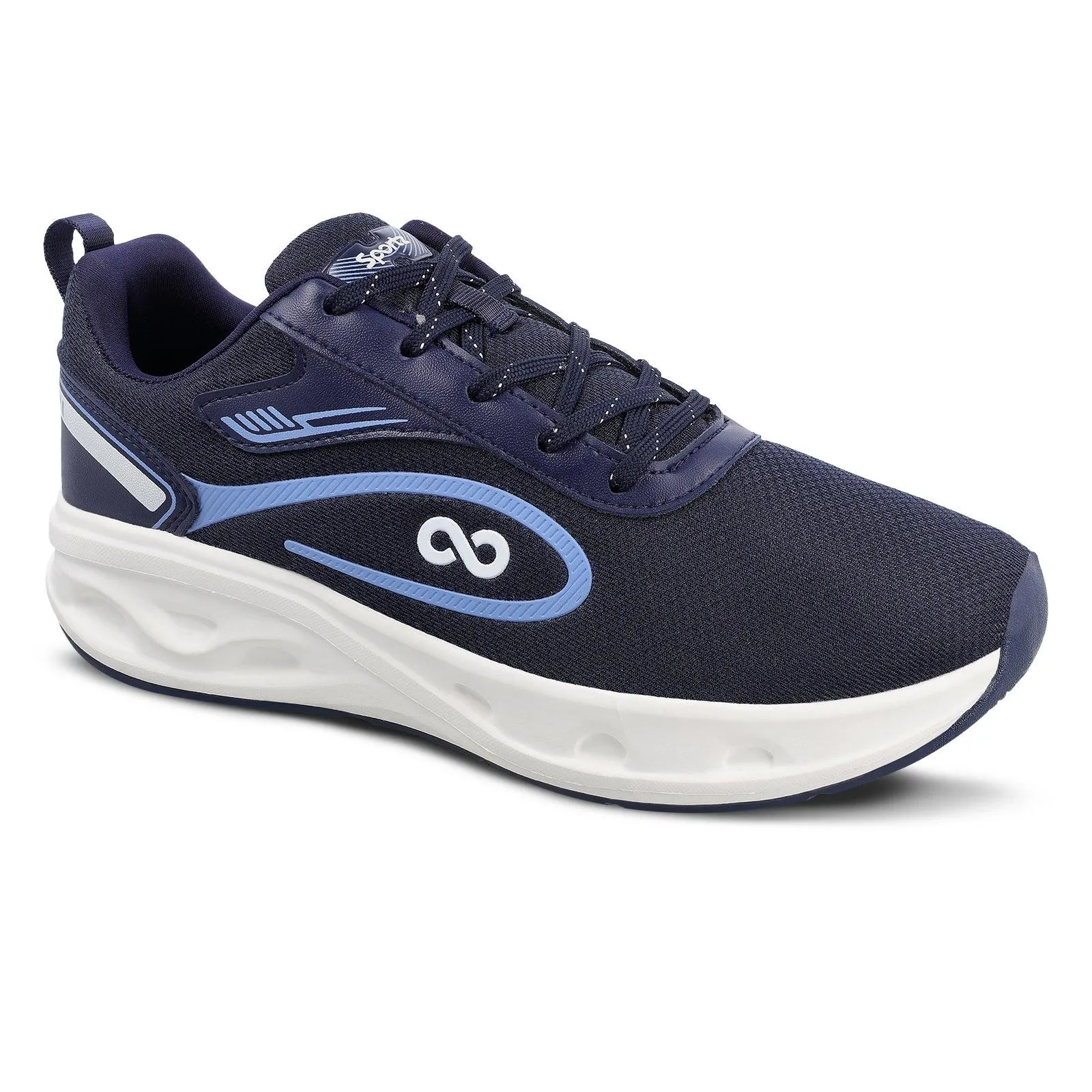 Men's Lace-up Sports Shoe - WS9613 Navy Blue