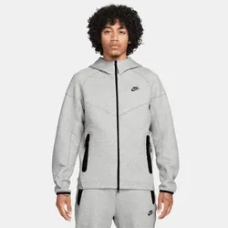 Men's Nike Sportswear Tech Fleece Windrunner -DK GREY HEATHER/BLACK