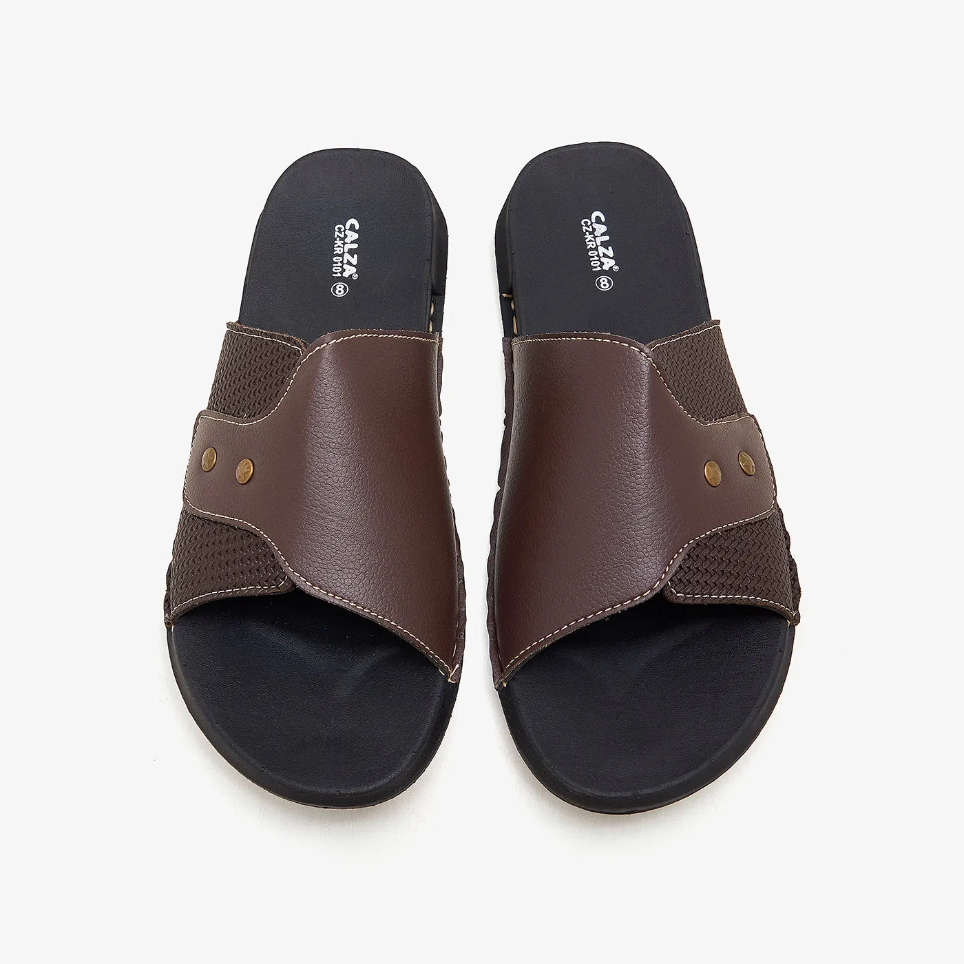 Men's Round-Toed Chappals