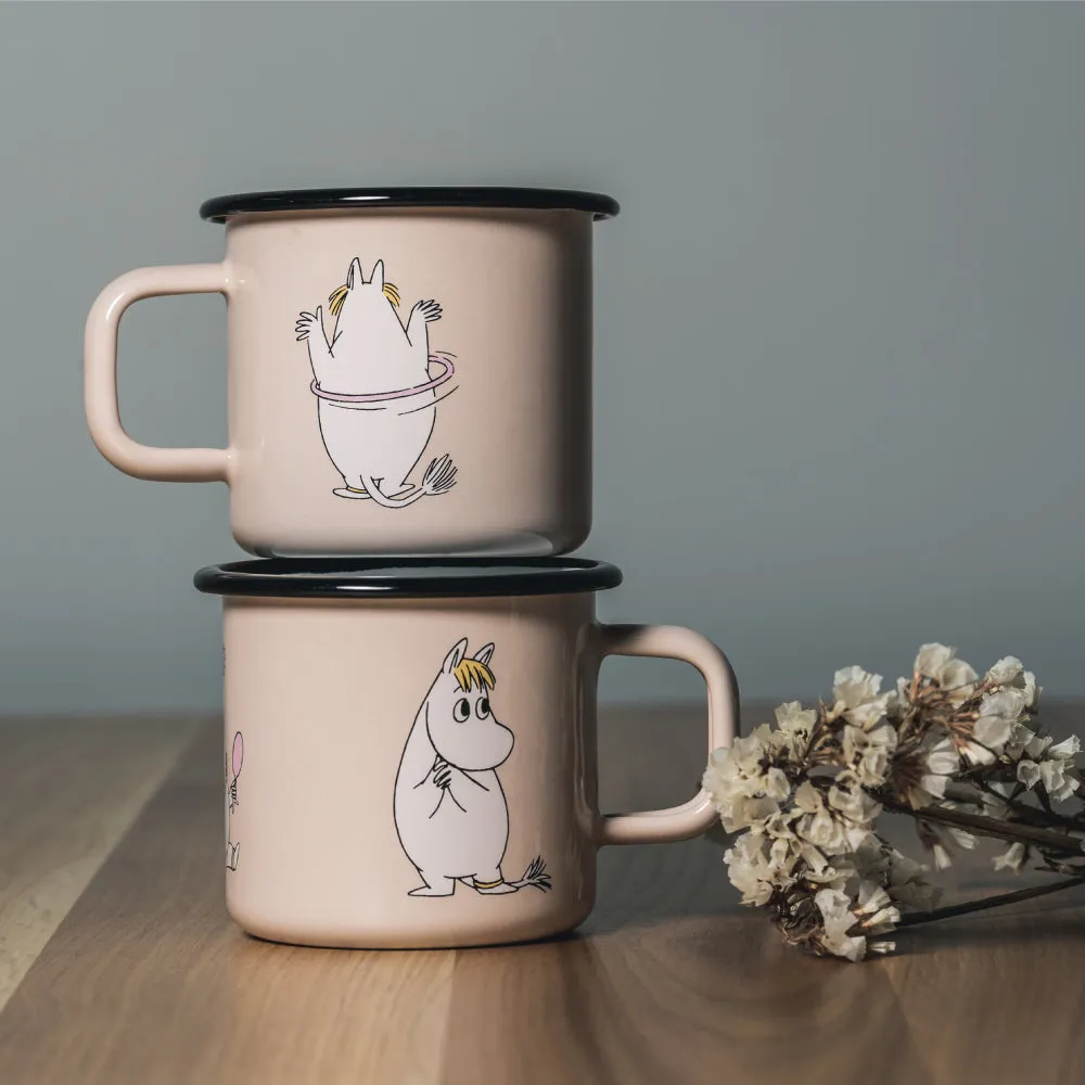 Moomin Enamel Mug 3.7 dl Snorkmaiden Retro