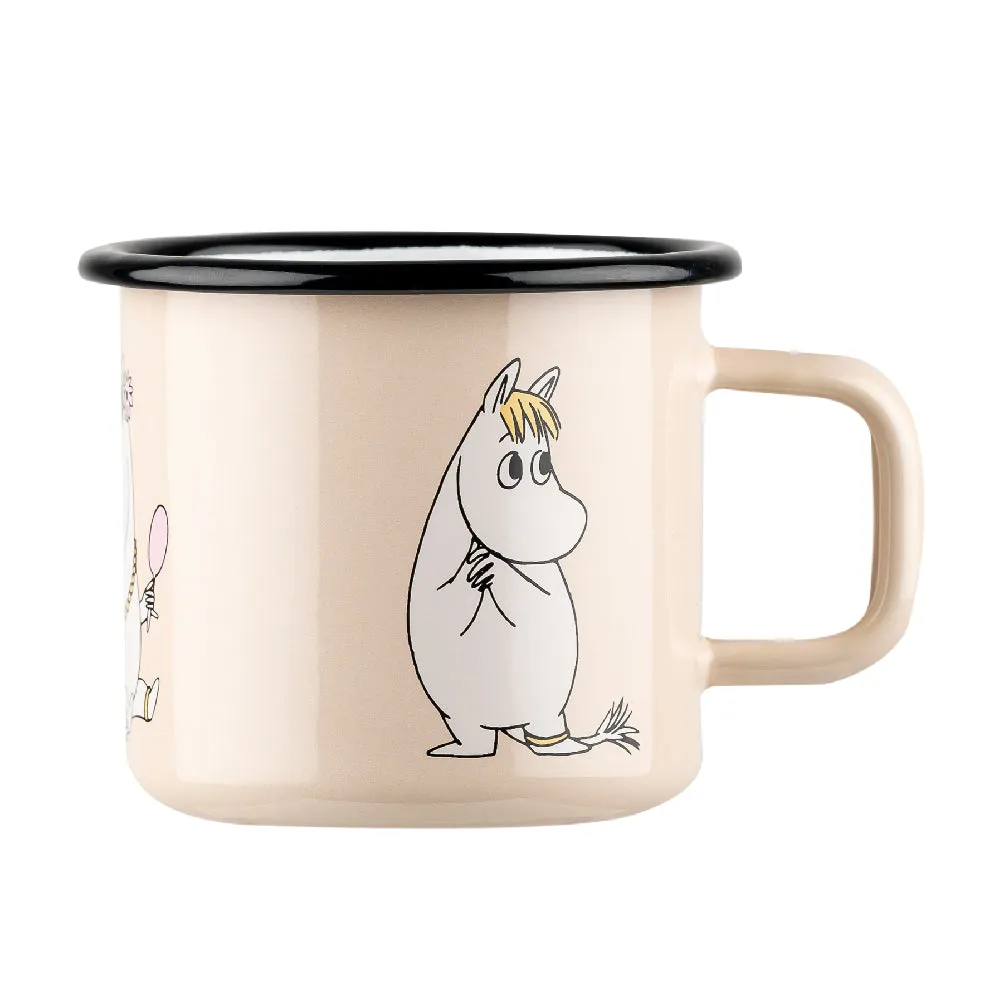 Moomin Enamel Mug 3.7 dl Snorkmaiden Retro