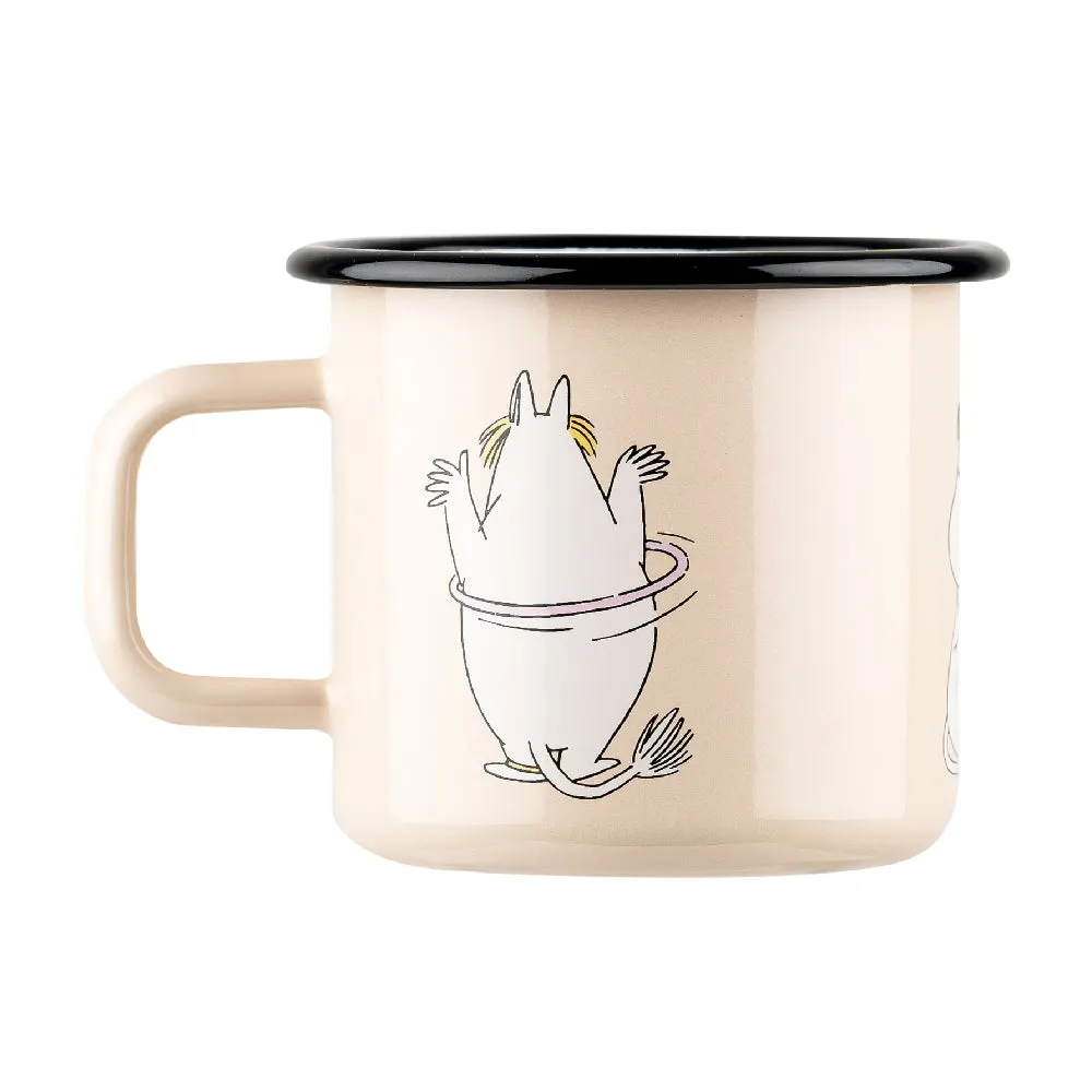 Moomin Enamel Mug 3.7 dl Snorkmaiden Retro