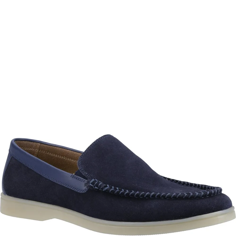 Navy Leon Slip On Shoes