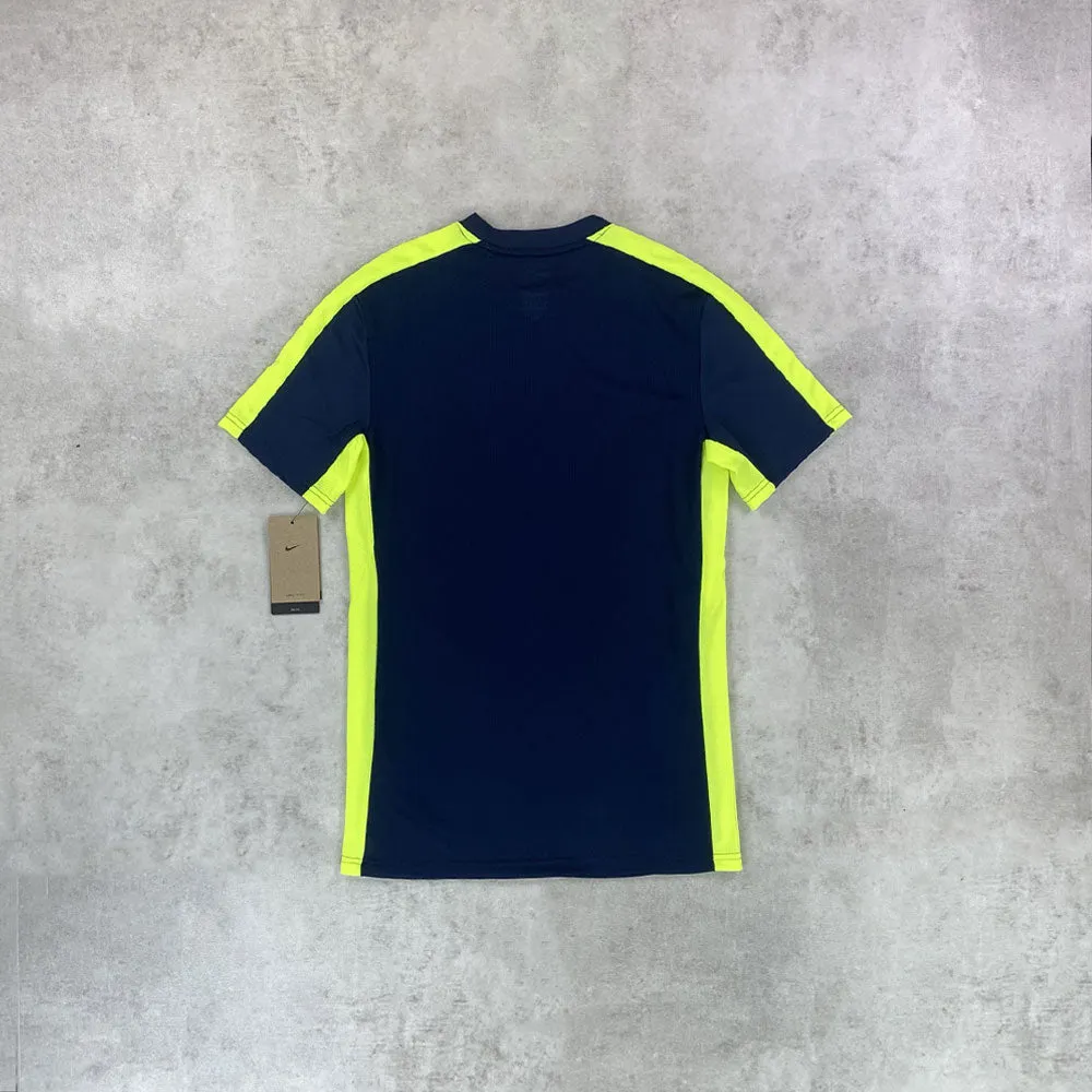 Nike Academy Drill T-shirt Obsidian/ Volt