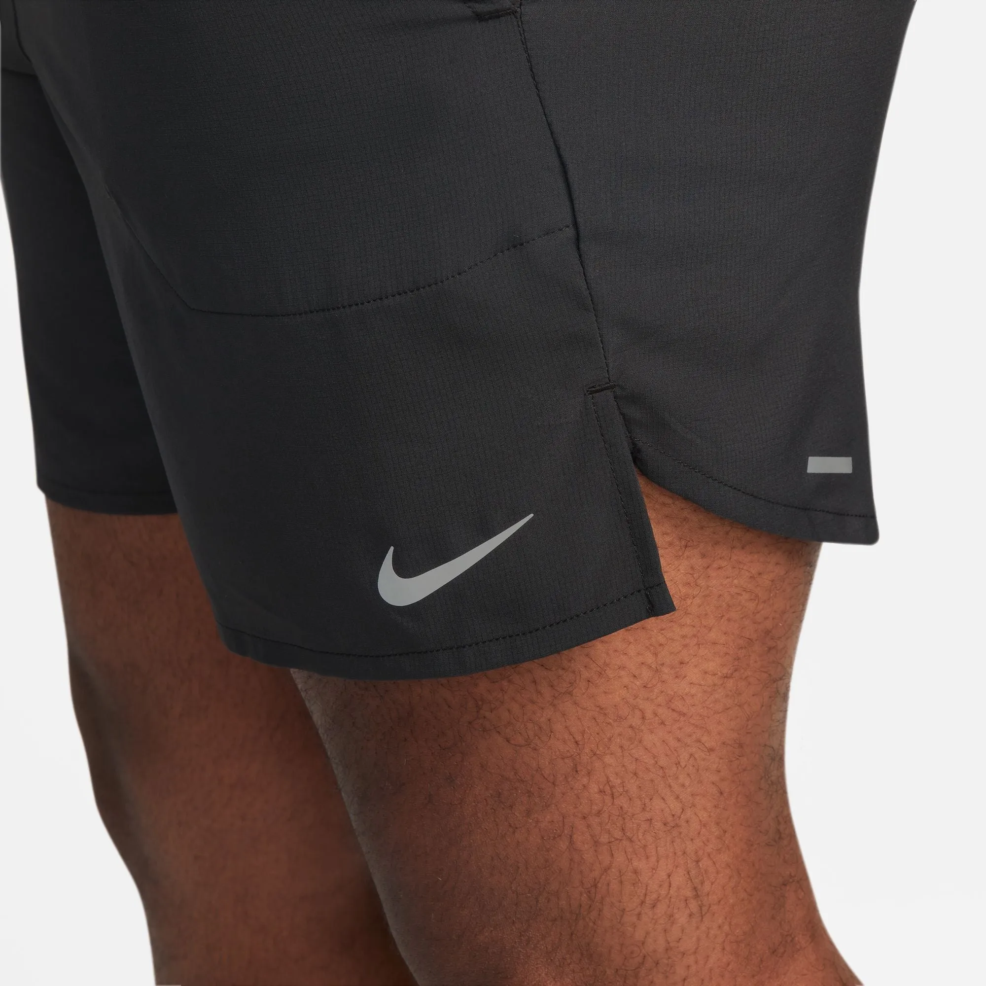 Nike Stride Dri-FIT 7" Brief-Lined Running Shorts Men's - Black