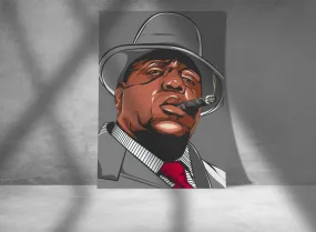 Notorious BIG Custom Poster, Notorious BIG Canvas Rolls, Custom Music Canvas, Home decor, Wall Hanging