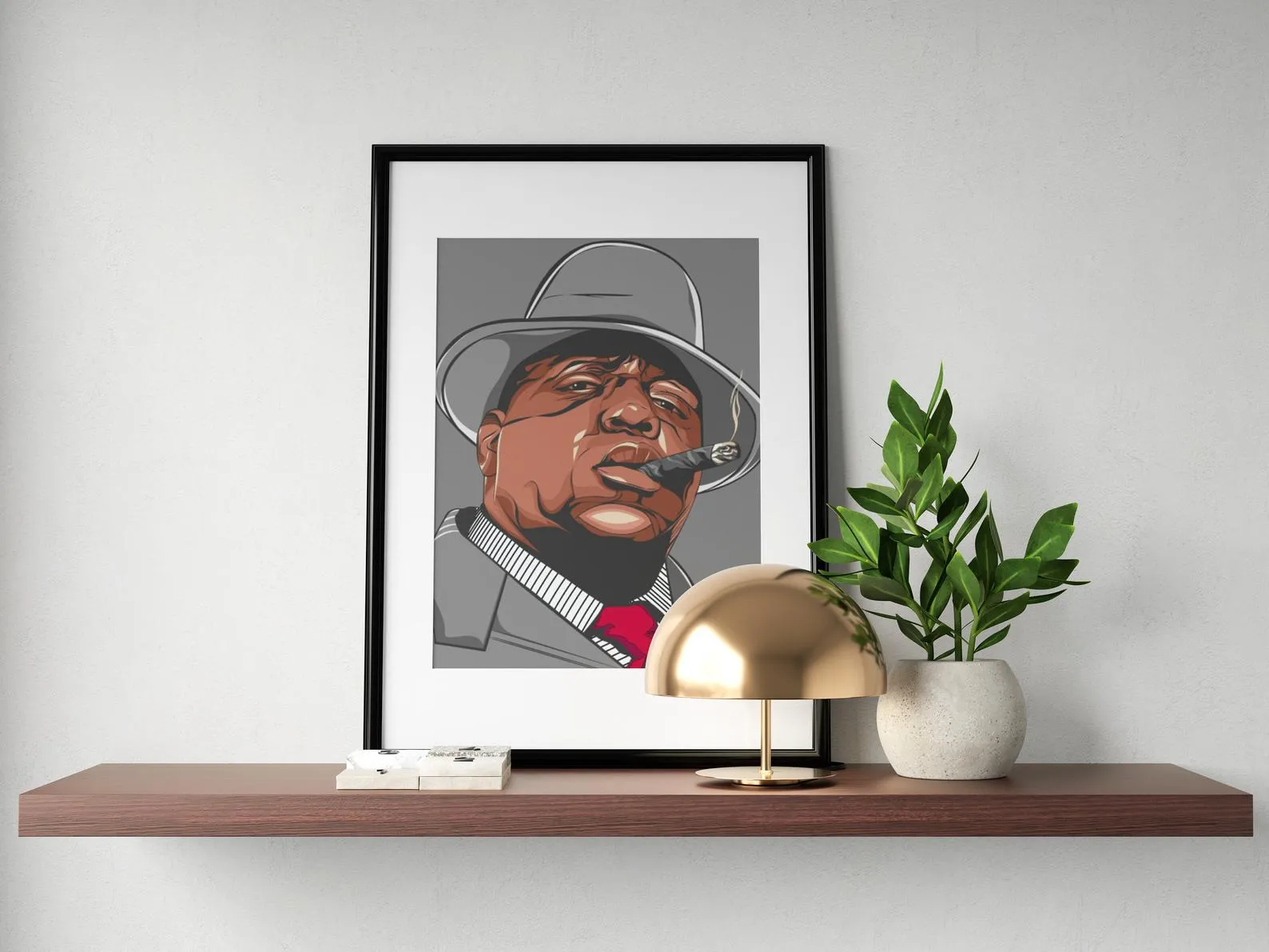 Notorious BIG Custom Poster, Notorious BIG Canvas Rolls, Custom Music Canvas, Home decor, Wall Hanging